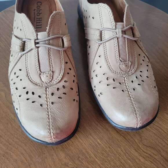 Cobb Hill by New Balance Leather Women’s Sz 10 Slip-on Shoe, Tan, Like New, EUC - Picture 10 of 11